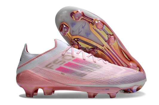 PINK ADIDAS BOOTS SIDE VIEW