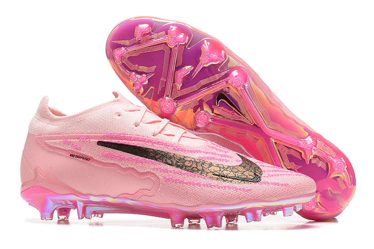 PINK NIKE FOOTBALL BOOTS SIDE VIEW