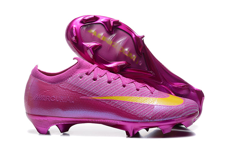 nike purple football boots side view